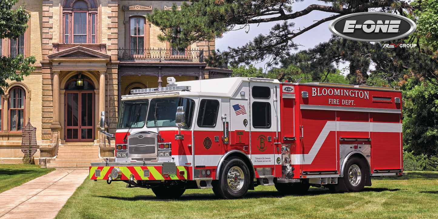 E-ONE Fire Truck Metal Prints