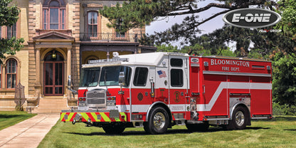 E-ONE Fire Truck Metal Prints