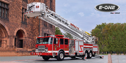 E-ONE Fire Truck Metal Prints