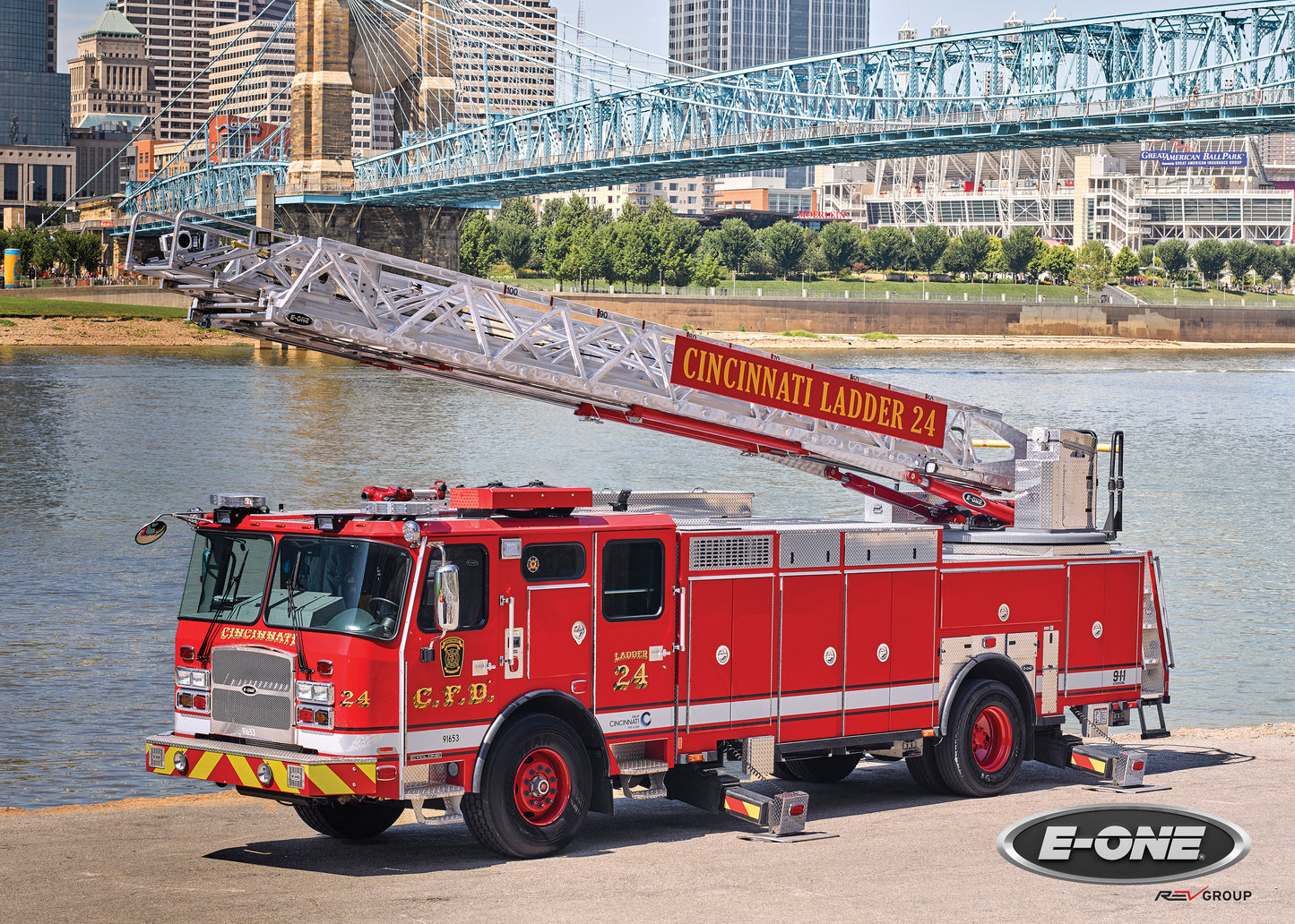 E-ONE Fire Truck Magnet