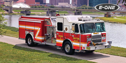 E-ONE Fire Truck Metal Prints