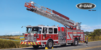 E-ONE Fire Truck Metal Prints