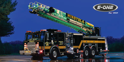 E-ONE Fire Truck Metal Prints