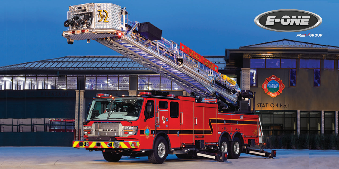 E-ONE Fire Truck Metal Prints