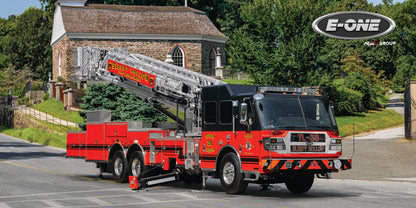E-ONE Fire Truck Metal Prints