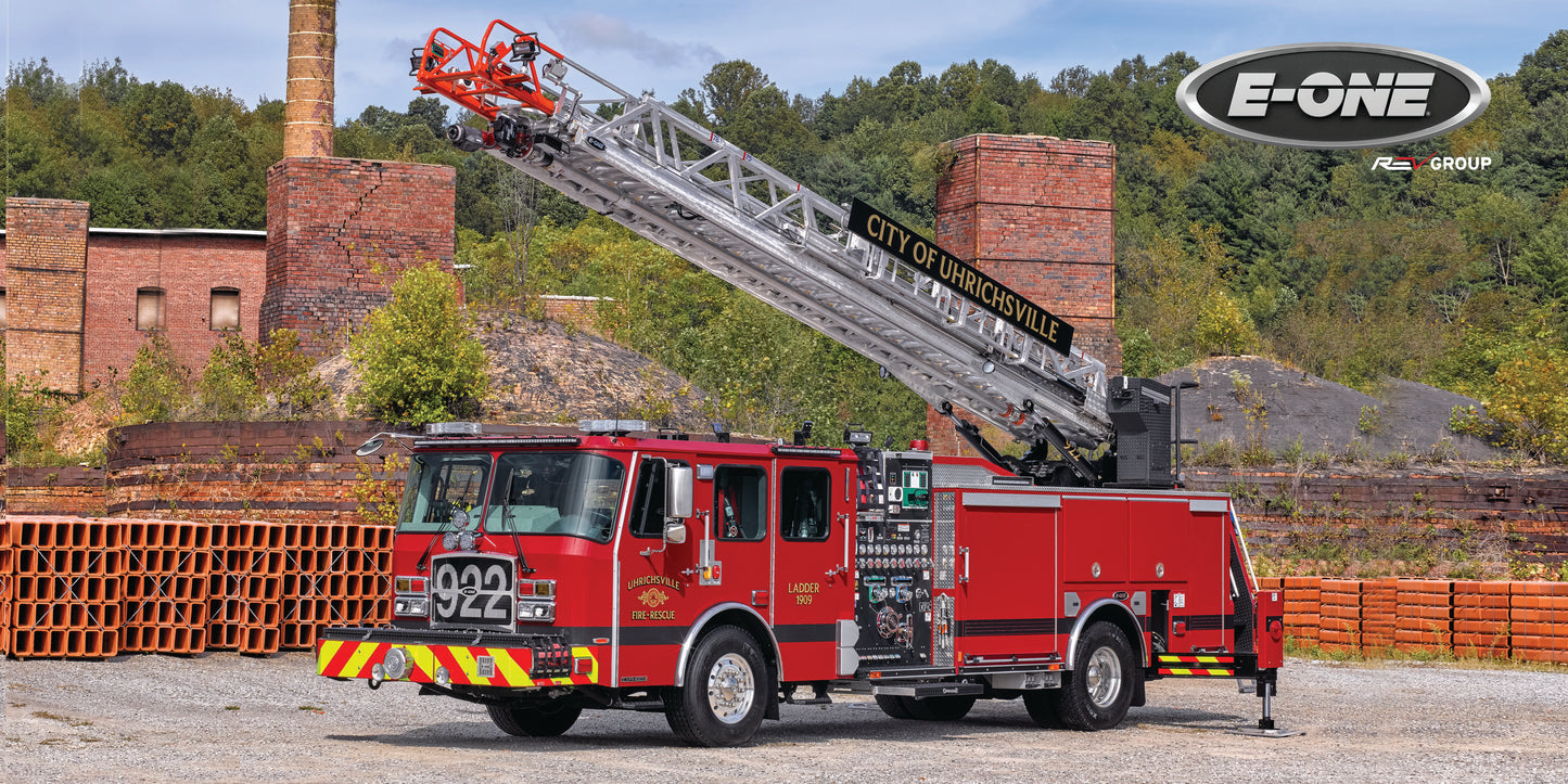 E-ONE Fire Truck Metal Prints