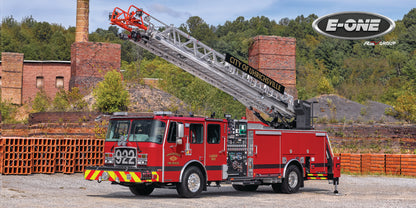 E-ONE Fire Truck Metal Prints