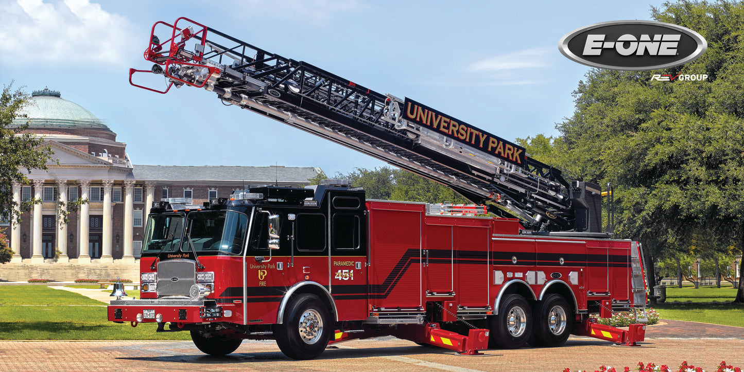 E-ONE Fire Truck Metal Prints