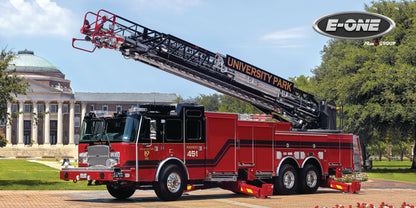 E-ONE Fire Truck Metal Prints